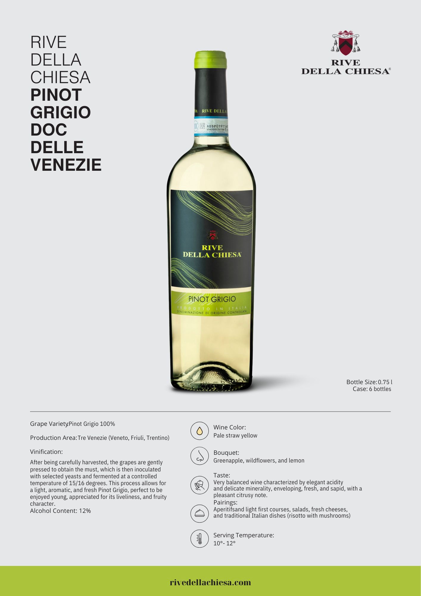 RIVE DELLA CHIESA Pinot Grigio